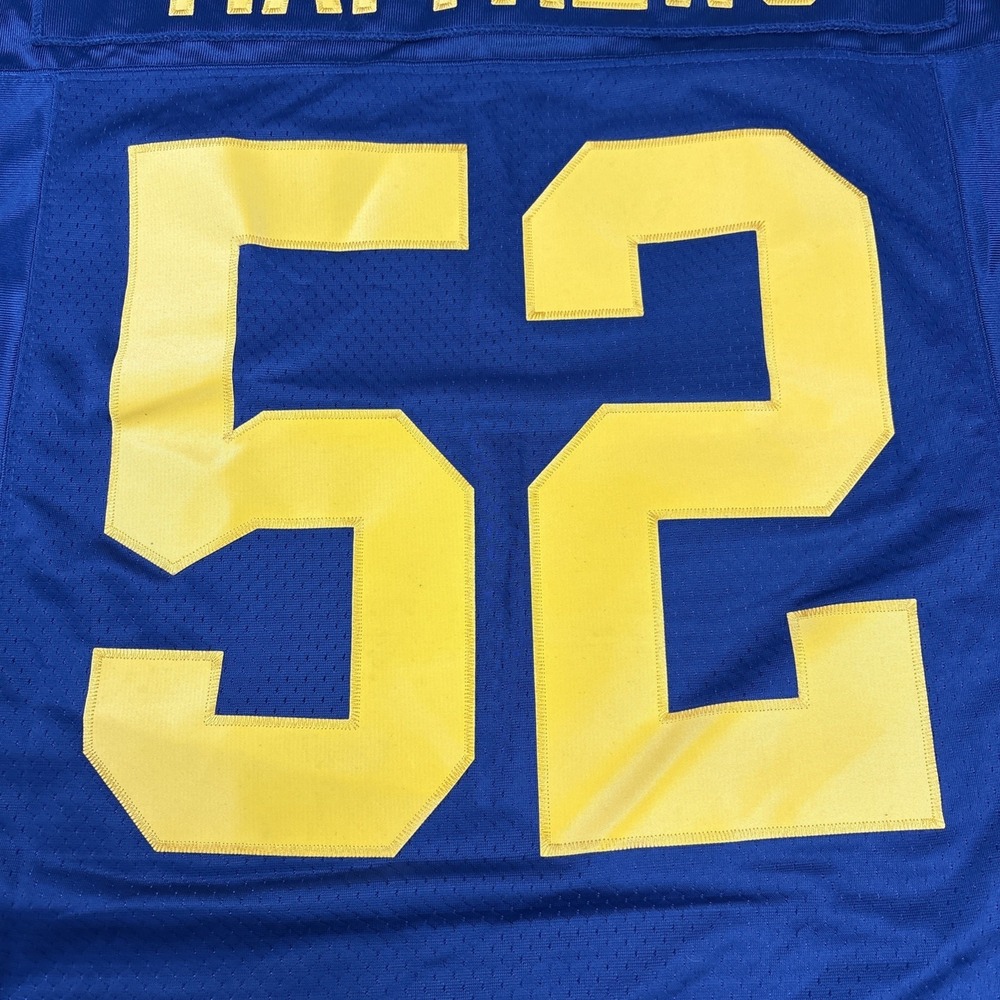 Clay Matthews 52 Green Bay Packers NFL Reebok Jersey Retro‎ Acme Blue Size Small - Picture 16 of 16